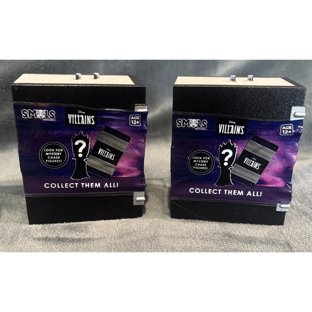 Lot of 2 SMOLS CULTUREFLY DISNEY VILLAINS‎ Series 1 Mystery Vinyl Figures SEALED